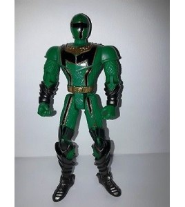 POWER RANGERS SPACE PATROL - GREEN PATROL RANGER VERT - BANDAI 2005 13.5cm