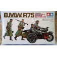 135 Military Miniature Series 16 BMW・R75 SideCar Plastic Model Tamiya