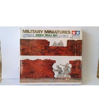 TAMIYA REF 35028 250 BRICK WALL SET 135 MILITARY MINIATURE SERIES