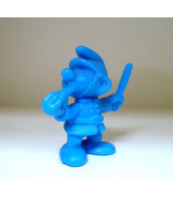 FIGURINE VINTAGE  PUBLICITAIRE OMO LES SCHTROUMPFS N°1