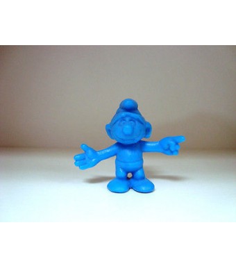 FIGURINE VINTAGE  PUBLICITAIRE OMO LES SCHTROUMPFS N°6