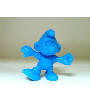 FIGURINE VINTAGE  PUBLICITAIRE OMO LES SCHTROUMPFS N°3