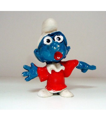 figurine les schtroumpfs -  avocat smurf germany peyo