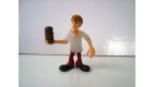 FIGURINE SCOOBY DOO HANNA BARBERA  SAMI NORVILLE ROGERS AVEC HAMBURGERS 