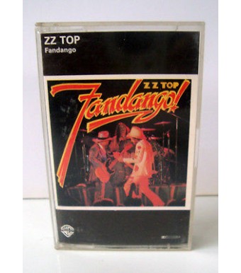 k7 audio cassette tape - zz top fandango 