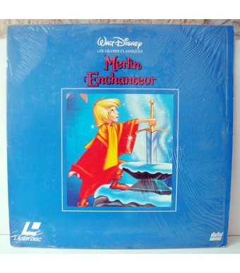 LASER DISC PAL MERLIN L ENCHANTEUR WALT DISNEY 