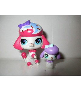 FIGURINE LPS LITTLEST PETSHOP PET SHOP N°405 CANICHE