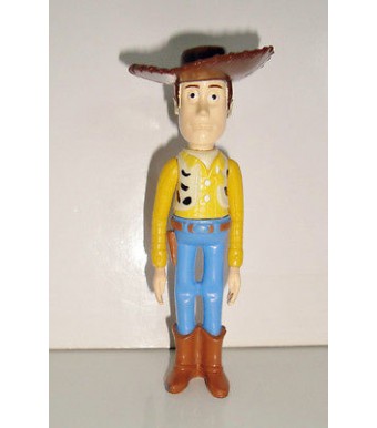 FIGURINE DISNEY PIXAR WOODY LE COWBOY AMI DE BUZ L ECLAIR (10x4cm)