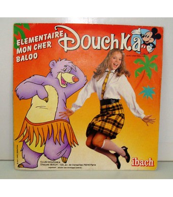 OUCHKA Disque 45T 7 BALOO - BAMBI - WALT DISNEY MICKEY - IBACH