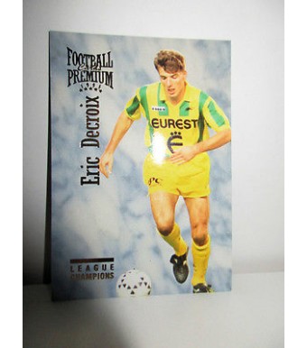 football Carte cards premium panini 1995 n°28 eric decroix fc nantes 