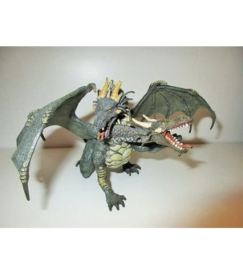 MAGNIFIQUE DRAGON BI TETE PAPO 2005 CHEVALIER CHATEAU FEERIQUE (12x17cm)
