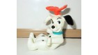 FIGURINE WALT DISNEY - LES 101 DALMATIENS AVEC PAPILLON (7x7cm)