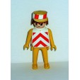 FIGURINE PLAYMOBIL RETRO - TRAVAUX PUBLIC  N° 216 (7x3cm)