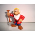 figurine walt disney blanche et les 7 nains - grincheux bully 1982 