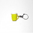 ANCIEN PORTE CLÉ KEYCHAIN - ST RAPHAEL - PARIZOT MOUTARDE