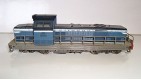 LOCOMOTIVE DIESEL BB66150  BLEU JOUEF 8531 MADE IN FRANCE SNCF (17x4cm)