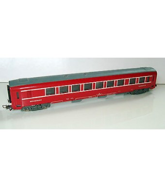 VOITURE VOYAGEURS TRAIN RESTAURANT ROUGE JOUEF REF 8690 MADE IN FRANCE SNCF 28cm
