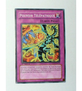 CARTE YU GI OH VERSION FRANCAISE   POUVOIR TELEPATHIQUE 1 ERE EDITION TDGS-FR072