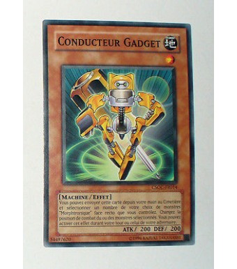 CARTE YU GI OH VERSION FRANCAISE CONDUCTEUR GADGET CSOC-FR014 