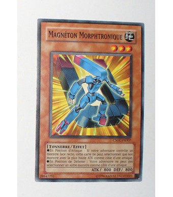 CARTE YU GI OH VERSION FRANCAISE MAGNETON MORPHTRONIQUE CSOC-FR007