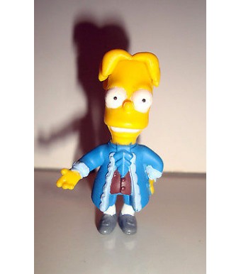 A270 FIGURINE LES SIMPSON -  BART PARIODE  RENAISSANCE  (5x3cm)