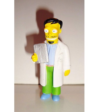 A221 FIGURINE LES SIMPSON - LE DOCTEUR (8x4cm)