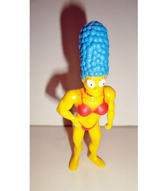 A266 FIGURINE LES SIMPSON - MARGE MUSCLER CULTURISME (10,5x4cm)
