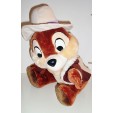 PELUCHE WALT DISNEY - TIC & TAC LES RANGERS DU RISQUE DISNEYLAND PARIS (28x24cm)