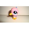 FIGURINE PETSHOP LITTLEST PET SHOPLPS -OISEAU ROSE PINK BIRD 