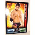 carte catch slam attax mayhem topps  trading card -  cody rhodes