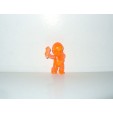 FIGURINE VINTAGE 80'S LES BABIES ORANGE TRANSLUCIDE N° 223 (5x3,5cm)