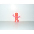 FIGURINE VINTAGE 80'S LES BABIES ROSE TRANSLUCIDE N° 217 (5x4cm)