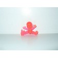 FIGURINE VINTAGE 80'S LES BABIES ROSE TRANSLUCIDE N° 209 (4x5cm)