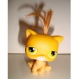 FIGURINE PET SHOP LITTLEST PET SHOP - CHAT CAT GATO  ROUX A HOUPETTE 