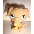 FIGURINE PET SHOP LITTLEST PET SHOP - CHIEN EN FEUTRINE MARRON DOG  PERO