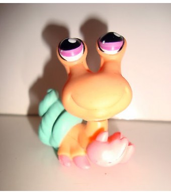 FIGURINE PET SHOP LITTLEST PET SHOP - BERNARD L HERMITTE ORANGE 
