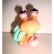 FIGURINE PET SHOP LITTLEST PET SHOP - BERNARD L HERMITTE ORANGE 