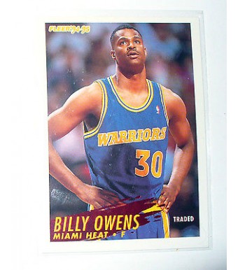 CARTE  NBA BASKET BALL 1995  PLAYER CARDS BILLY OWENS (122)
