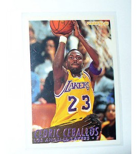 CARTE  NBA BASKET BALL 1995  PLAYER CARDS CEDRIC CEBALLOS (111)