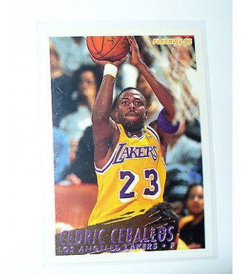 CARTE  NBA BASKET BALL 1995  PLAYER CARDS CEDRIC CEBALLOS (111)