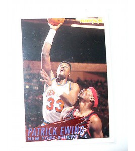 CARTE  NBA BASKET BALL 1995  PLAYER CARDS PATRICK EWING (154)