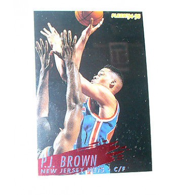 CARTE  NBA BASKET BALL 1995  PLAYER CARDS P.J. BROWN (145)
