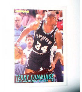 CARTE  NBA BASKET BALL 1995  PLAYER CARDS TERRY CUMMINGS (206)