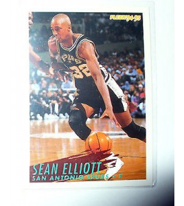 CARTE  NBA BASKET BALL 1995  PLAYER CARDS SEAN ELLIOTT (208)