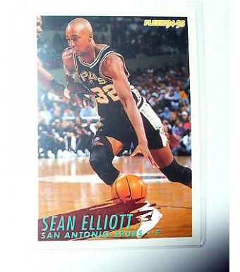 CARTE  NBA BASKET BALL 1995  PLAYER CARDS SEAN ELLIOTT (208)