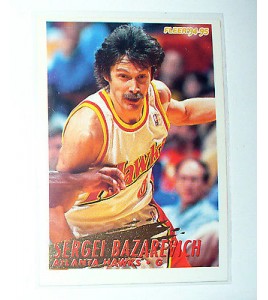 CARTE  NBA BASKET BALL 1995  PLAYER CARDS SERGEI BAZAREVICH (241)