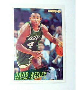 CARTE  NBA BASKET BALL 1995  PLAYER CARDS DAVID WESLEY (251)