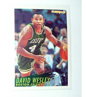 CARTE  NBA BASKET BALL 1995  PLAYER CARDS DAVID WESLEY (251)