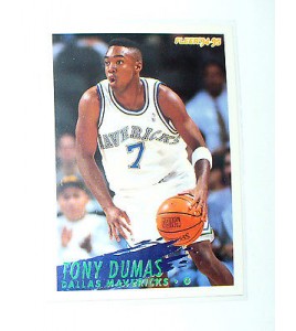 CARTE  NBA BASKET BALL 1995  PLAYER CARDS TONY DUMAS (267)