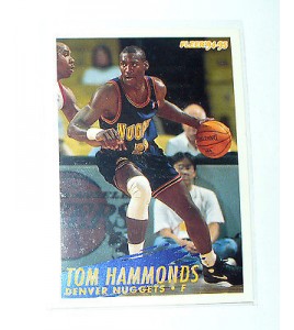 CARTE  NBA BASKET BALL 1995  PLAYER CARDS TOM HAMMONDS (273)